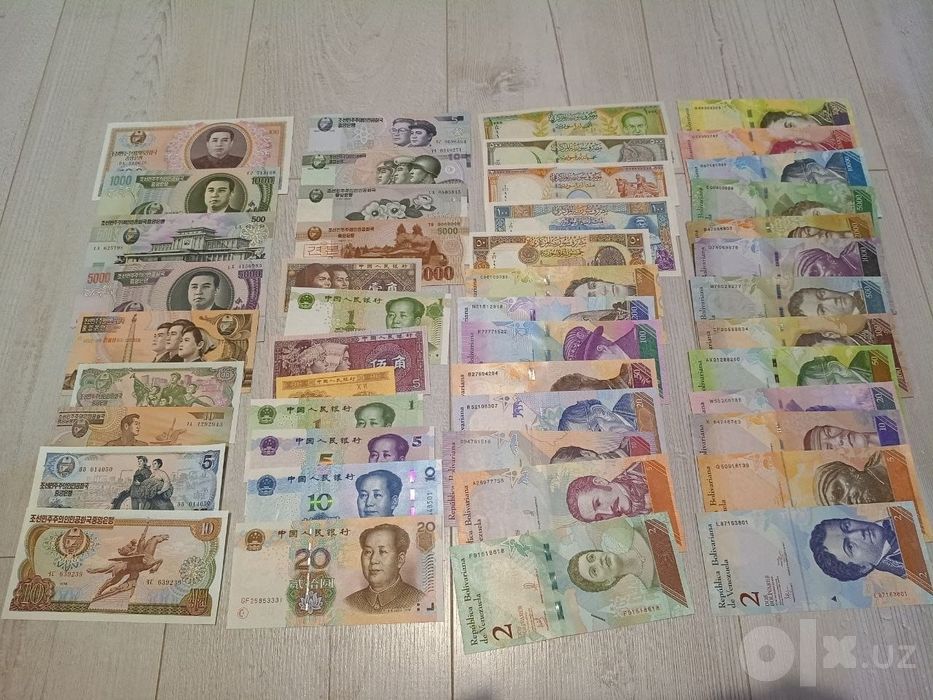 Продаётся коллекция банкнот (купюр)