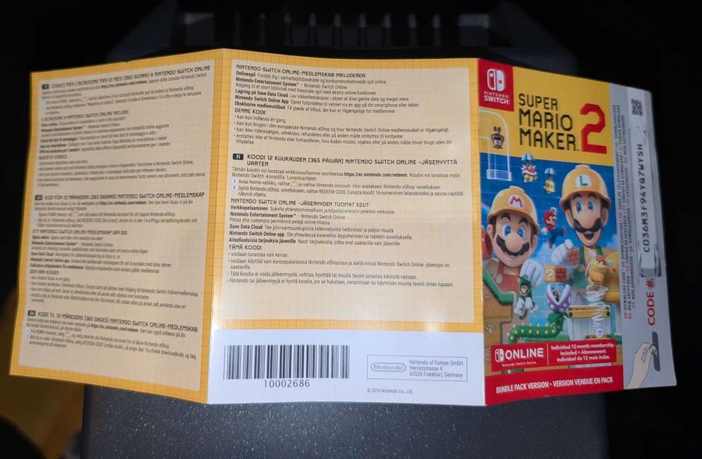 [LIMITED EDITION] Super Mario Maker 2 Nintendo Switch Игра