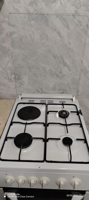 Электро газовая плита