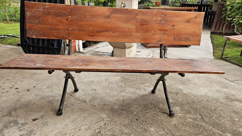 Banca grădină, 2 la număr!