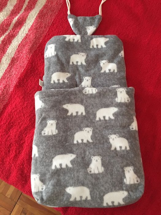 Sac iarnă cărucior bebe Scoica Husa Bebelus 0-12 luni Germania Fermuar