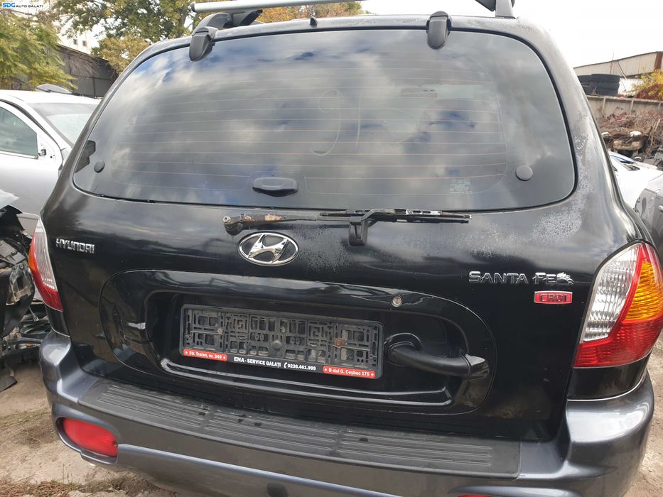 Haion Hayon Capota Portbagaj Dezechipat Gol cu Luneta Geam Sticla Hyundai Santa Fe 2000 - 2006 Culoare ED [K8447]