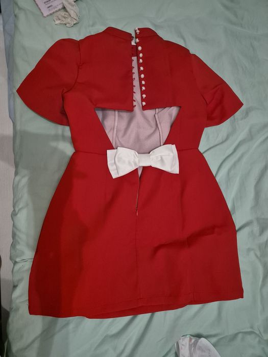 Rochie rosie de ocazie