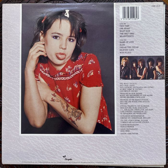 UFO – Misdemeanor LP 1985 UK Chrysalis CHR 1518 VG+