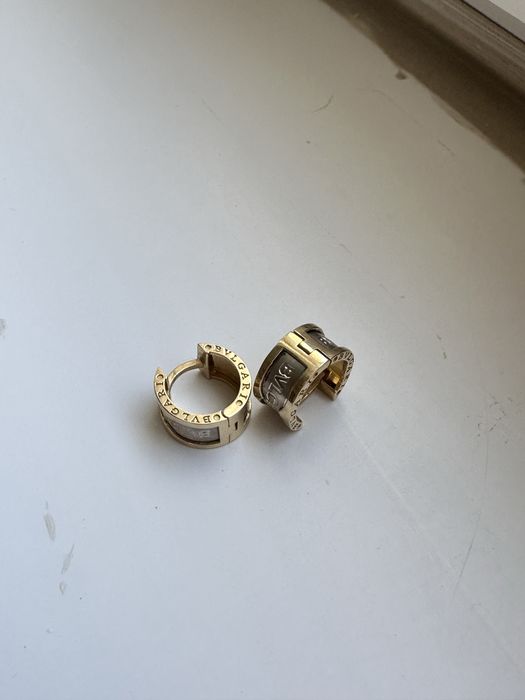 Золотое серьги Bvlgari булгари