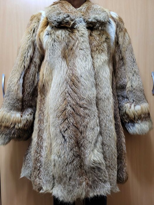 Haina blana naturala vulpe