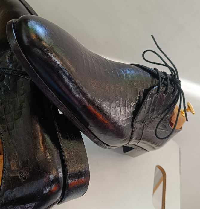 Pantofi de lux 42.5 43 44 44.5 46 Greve NOI lucrati manual piele natur