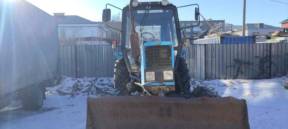Бара (траншейный экскаватор) МТЗ 82.1 Копка траншей Экибастуз