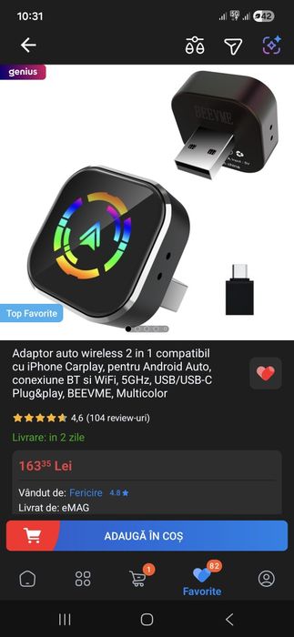 Adaptor Auto wireless