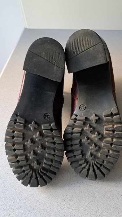 Botine piele naturala 35