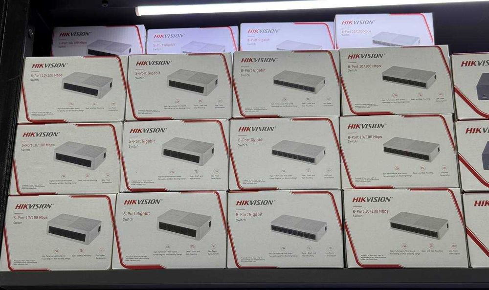 Hikvision switch, camera, wifi, extender