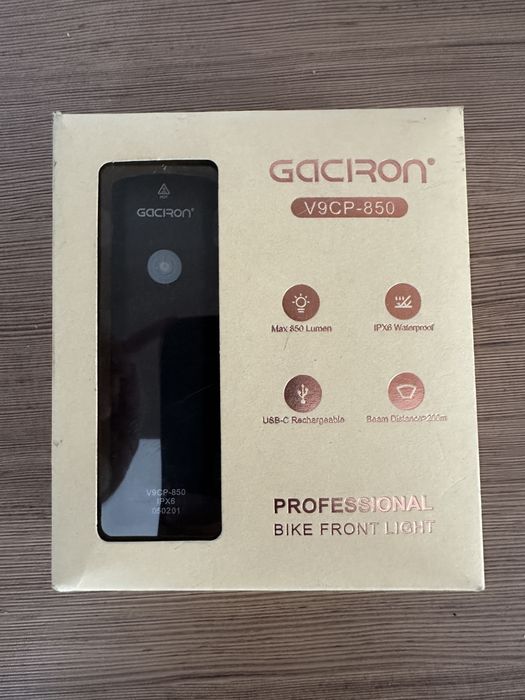 Lanterna profesională bicicleta Gaciron V9CP-850 lumeni