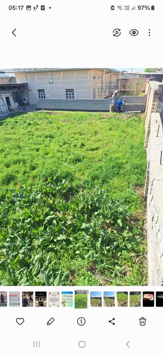 2  сотих УН КУРГОНДА  ер сотилади стадион ёнида