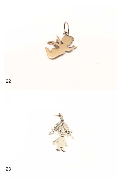 Детски сребърни бижута – обеци и медальони