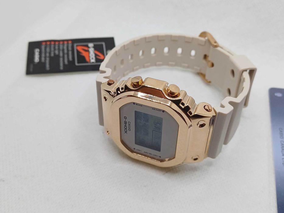 Ceas unisex Casio g shock gm 5600sg Metal Gold-Jely Nou,Garantie 2 ANI