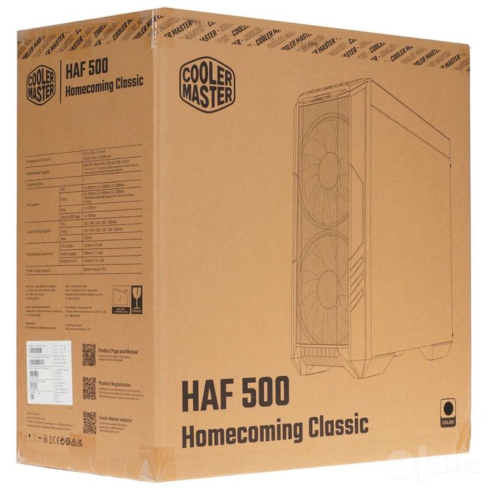 - Корпус Cooler Master MasterCase H500 Black (H500-KGNN-S00)