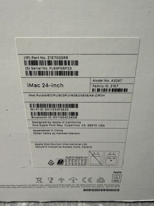 iMac M4 чип 256GB