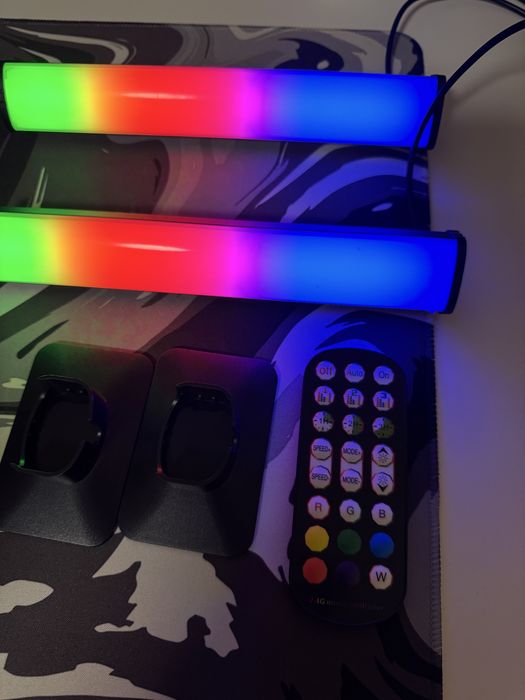 Lumini RGB cu telecomanda