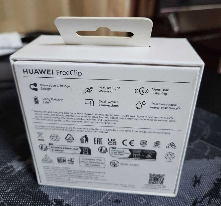 Беспроводные наушники Huawei FreeClip