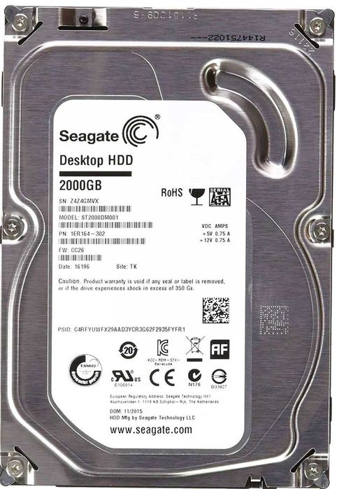 Продам жесткий диск Seagate  2тб