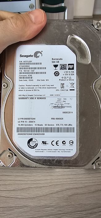 Hdd Seagate 500Gb