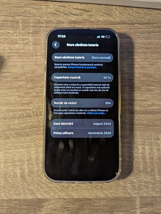 Iphone 16 negru 128gb