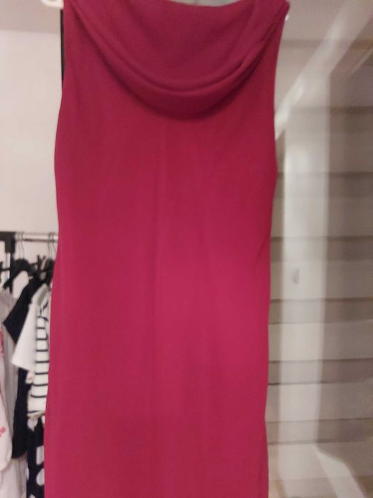 Rochie de seară, produs românesc, lungă, din voal.