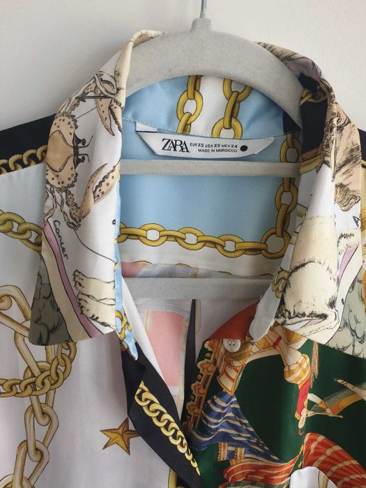 Дамска риза Zara – с луксозен принт.