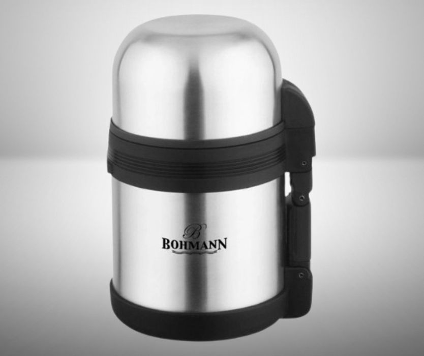 Термос за храна Bohmann, 0.8л./ 1 литър, Неръждаема стомана