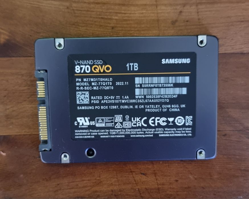 Ssd Samsung 870 QVO 1TB