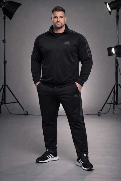 За EДРИ Мъже анцузи полиамид ADIDAS CLASSIC реално големи размери 6XL