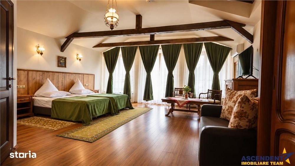 Hotel 3* + Pensiune 4*, piscina, teren tenis, 6.200mp parc privat +, S