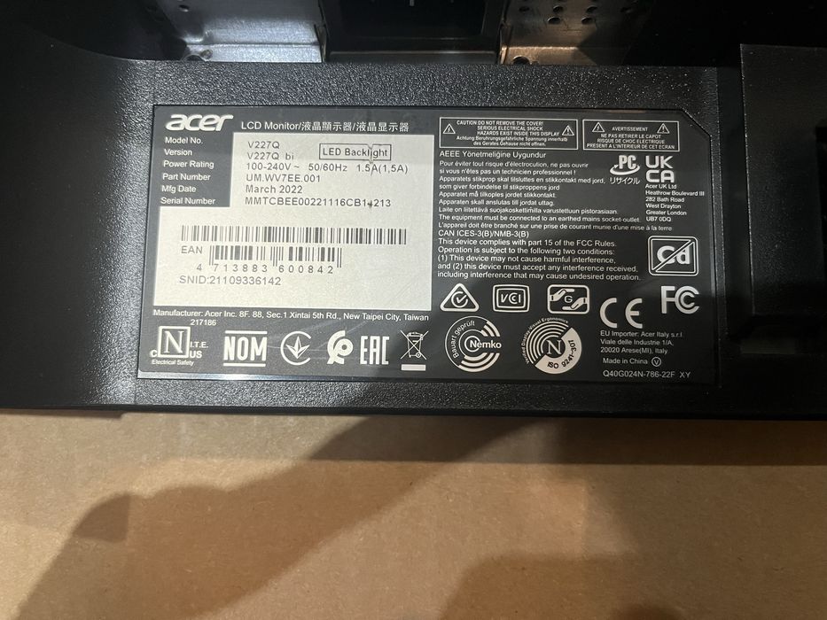 монитор acer.
