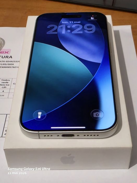 Apple iPhone 17 -5G / 256 GB White / Factura si Garanție