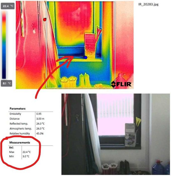 Termografie si testare etansare la aer cu usa suflanta (blower door)