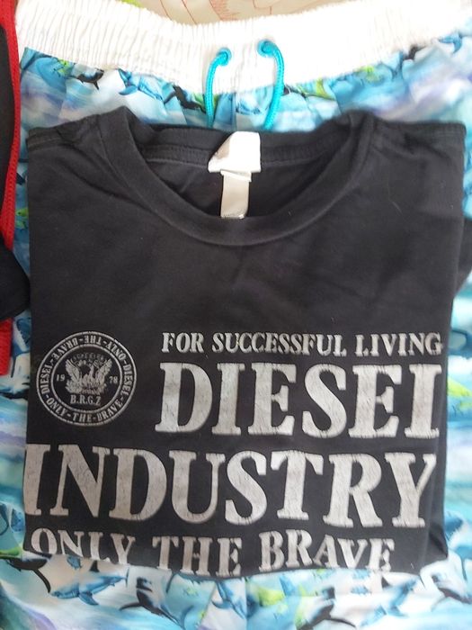 Tricou cu imprimeu logo Diesel