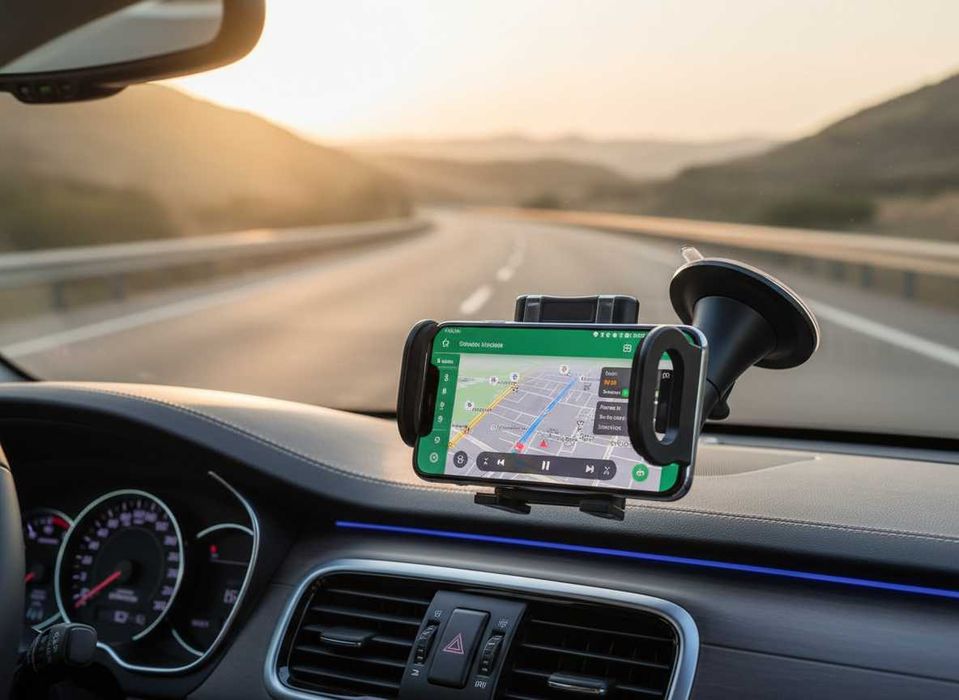 Suport auto ajustabil universal pentru telefon GPS ventuza 360 grade