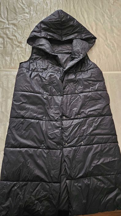 Женская жилетка длинная