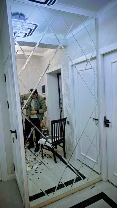 Oyna kesish xizmati rombik zerkila