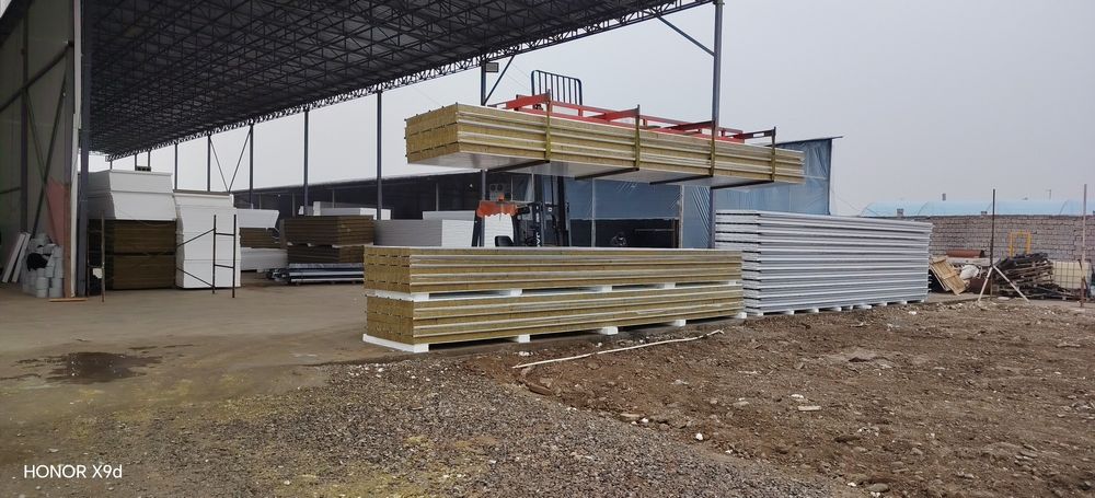 Sendvich panel. Bazalit penaplastli ishlab chiqarishish zavodi.