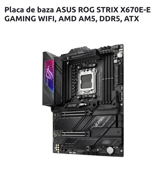 Placă de bază asus rog 670 e-e