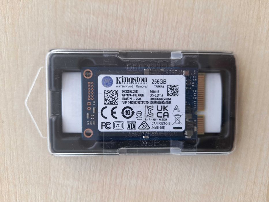 SSD mSATA Kingston SKC600MS/256G, 256 GB, SATA-III NOU, sigilat – 270 lei