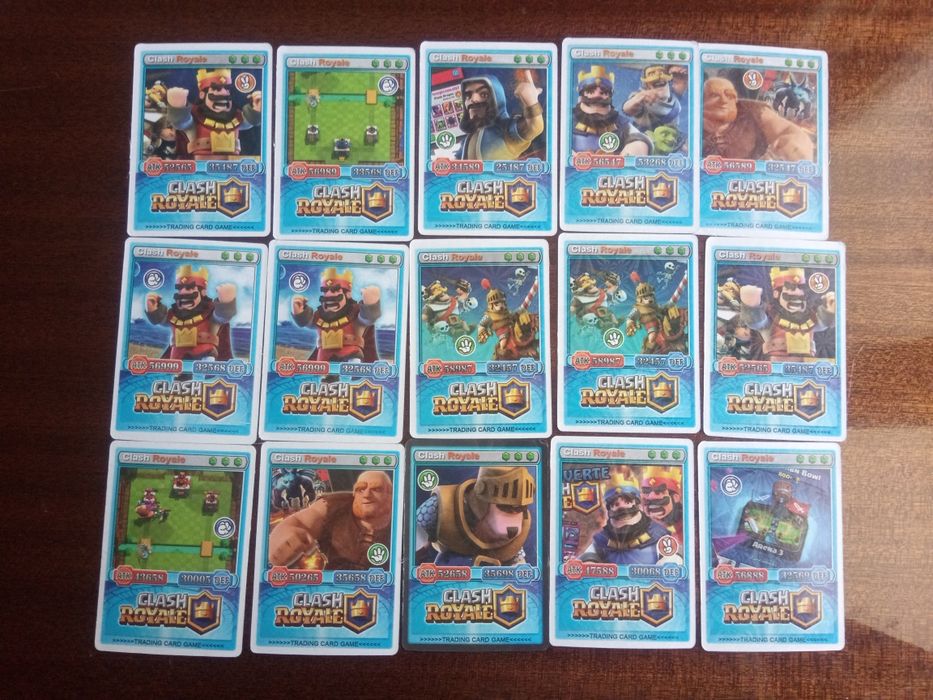 Карти Clash Royale. 15 броя.