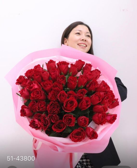 51 Роза, букет цветов, цветы