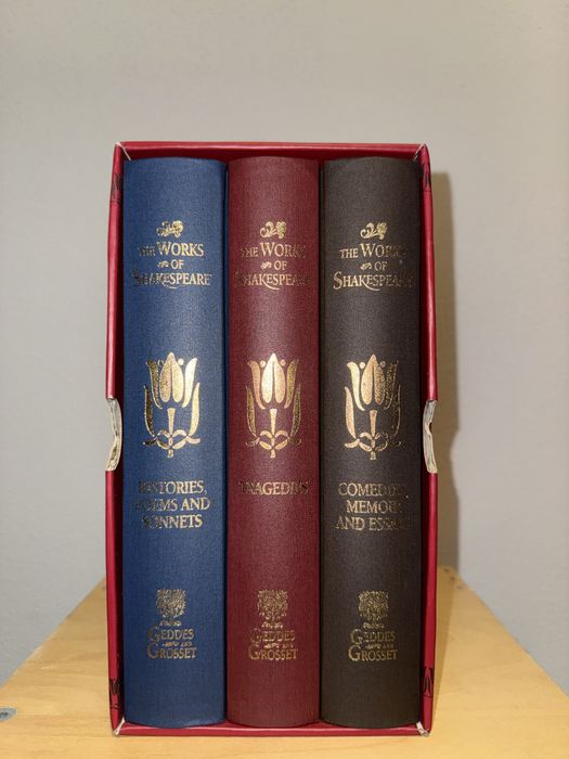 Geddes & Grosset 3-volume “Works of Shakespeare”
