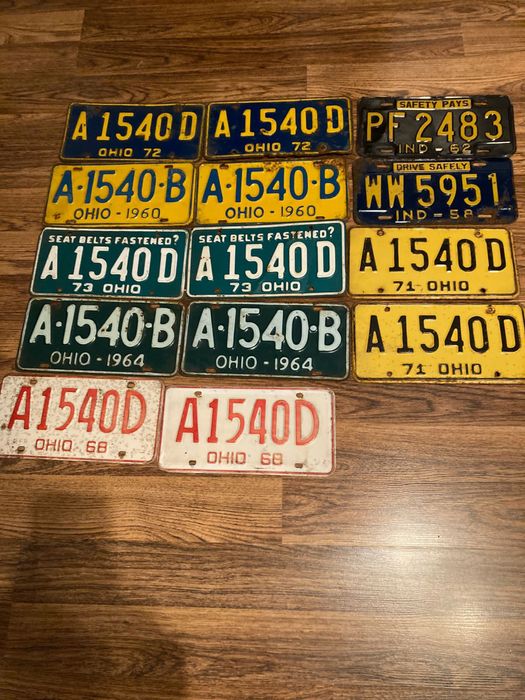 Numere auto America super ptr.Colecție