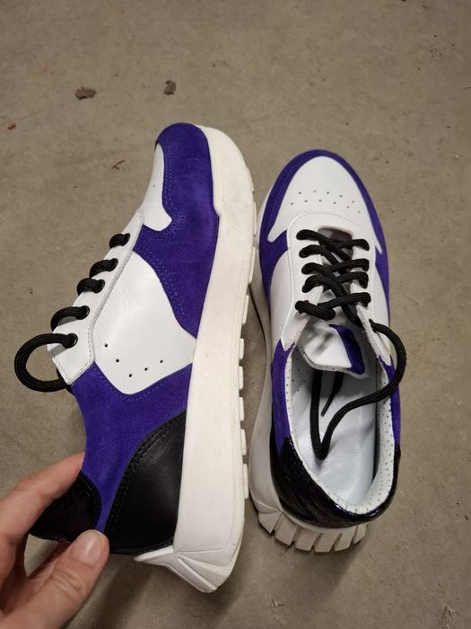 Обувки тип кец естествена кожа