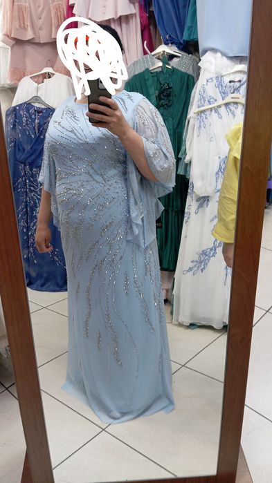 Вечерный платя  үлкен размерде көйлектер