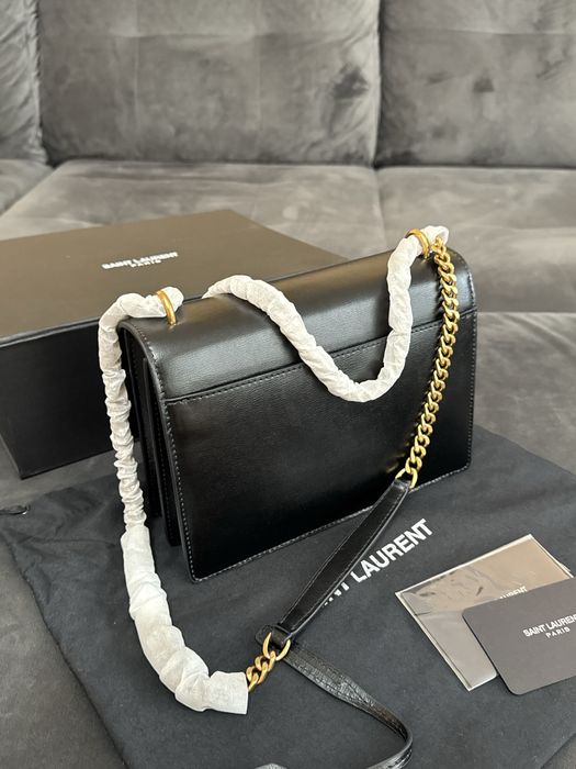 Poseta S*L* Sunset medium - 22cm/piele naturala/full box/video