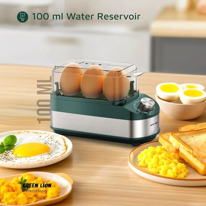 Яйцеварка Green Lion, вместимость 6 яйца, 400W, 230 Вт, компактный